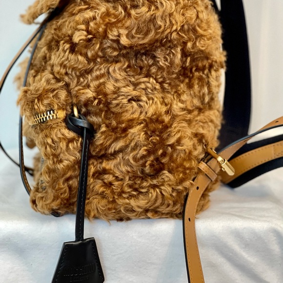 Authentic Moschino Teddy Mohair Backpack main image 6
